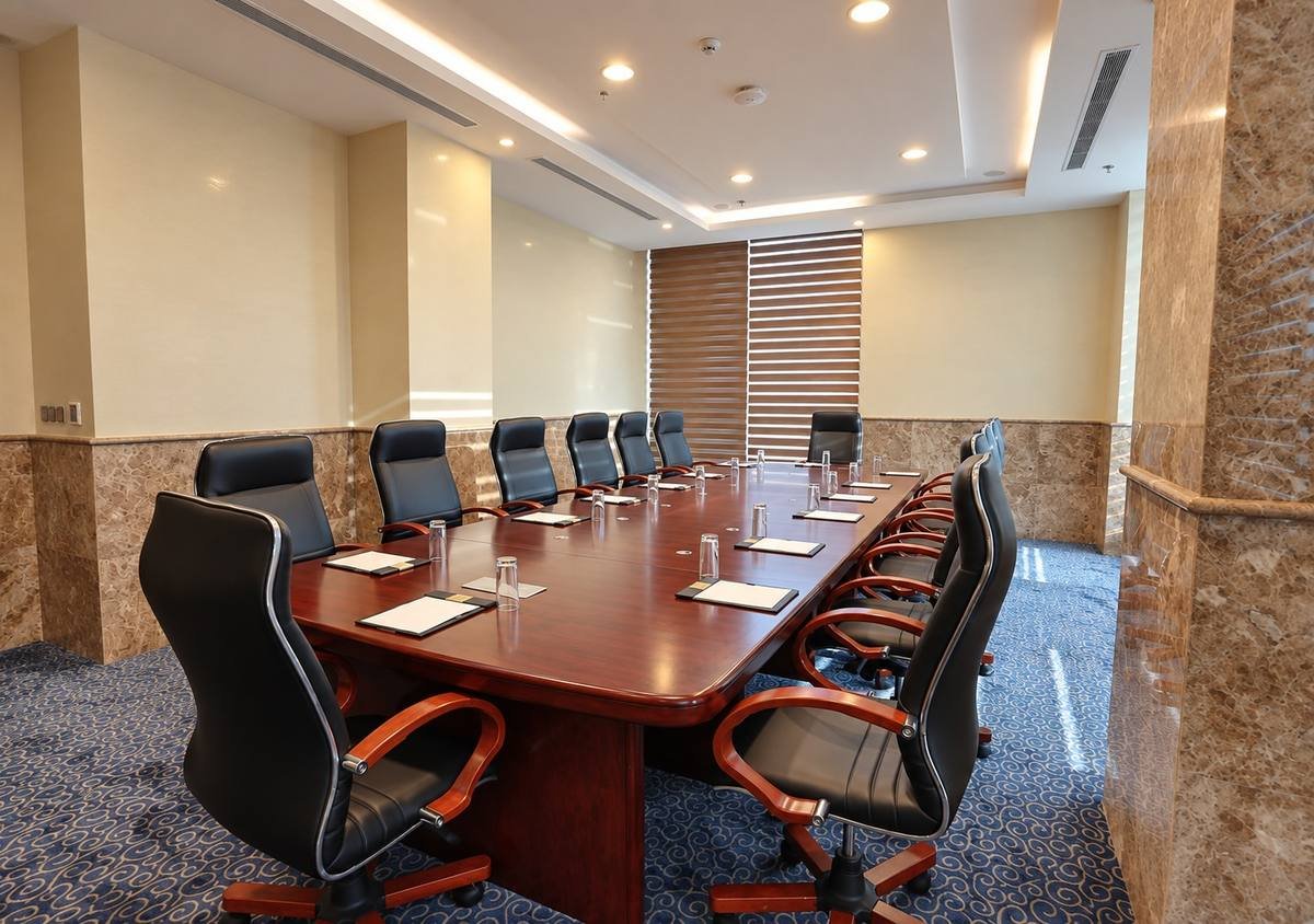 Meeting room — boardroom layout